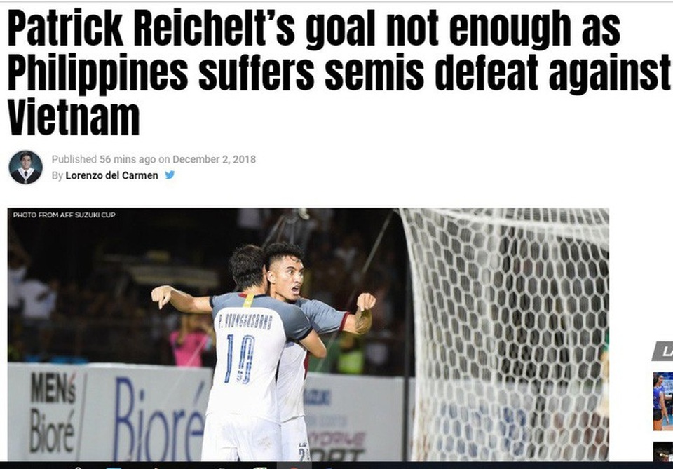 Báo Philippines ngả mũ trước chiến thắng của đội tuyển Việt Nam - 2
Tờ Tiebreaker Times cho rằng điểm yếu hàng phòng ngự của Philippines đã lộ ra
