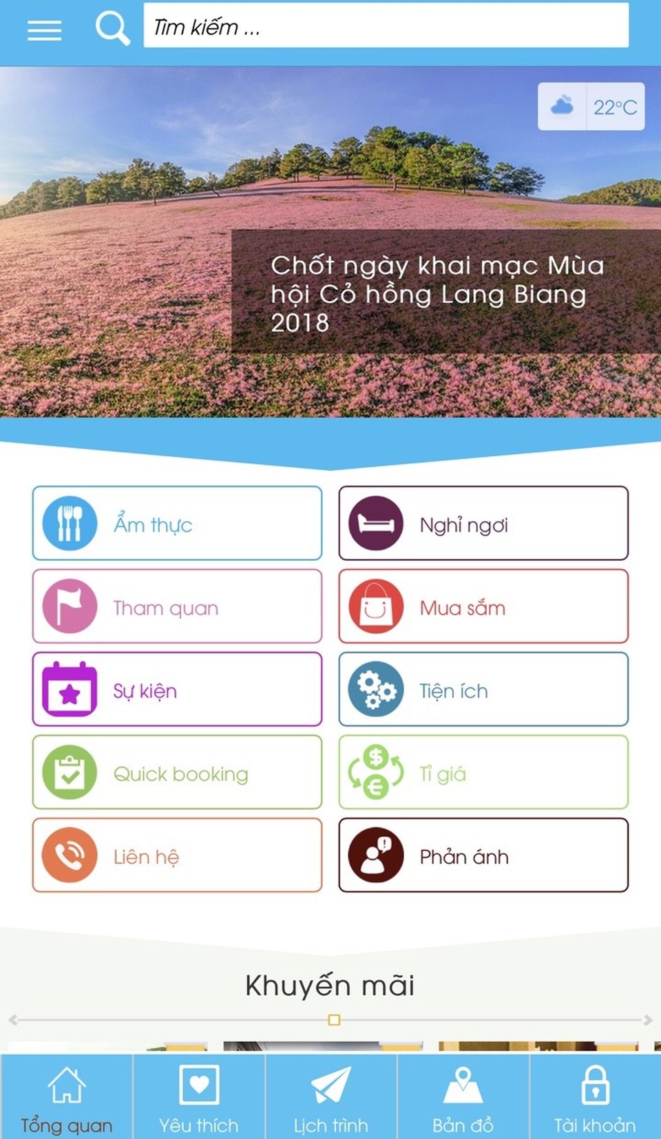 Ứng dụng Dalat City hỗ trợ thông tin du lịch cho du khách - 1 Ứng dụng Dalat City giúp du khách dễ dàng có được các thông tin nhanh, tiện ích, chính xác và trách nhiệm về mọi dịch vụ du lịch diễn ra tại Đà Lạt
