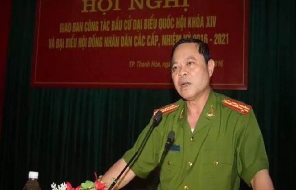 Đình chỉ công tác Trưởng công an TP Thanh Hóa bị tố nhận tiền “chạy án” - 1 Đại tá Nguyễn Chí Phương, Trưởng Công an thành phố Thanh Hóa đã bị đình chỉ công tác.