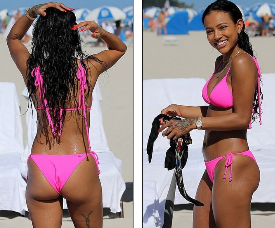 Hot girl gốc Việt Karrueche Tran rực lửa với bikini - Ảnh 3. Hot girl gốc Việt Karrueche Tran rực lửa với bikini - Ảnh 3.