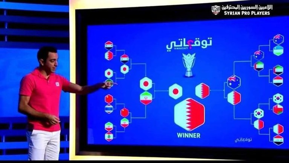 Danh thủ Xavi dự đoán đội tuyển Việt Nam bị loại ngay từ vòng bảng Asian Cup - Ảnh 1. Danh thủ Xavi dự đoán đội tuyển Việt Nam bị loại ngay từ vòng bảng Asian Cup - Ảnh 1.