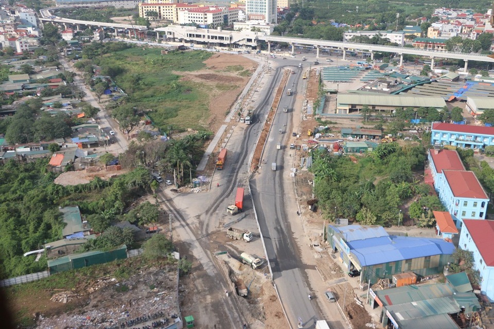 Đường Xuân Phương mở rộng và nâng cấp “đốt lửa” cho BĐS phía Tây - 1 Cung đường Xuân Phương nhìn từ dự án Hateco Apollo