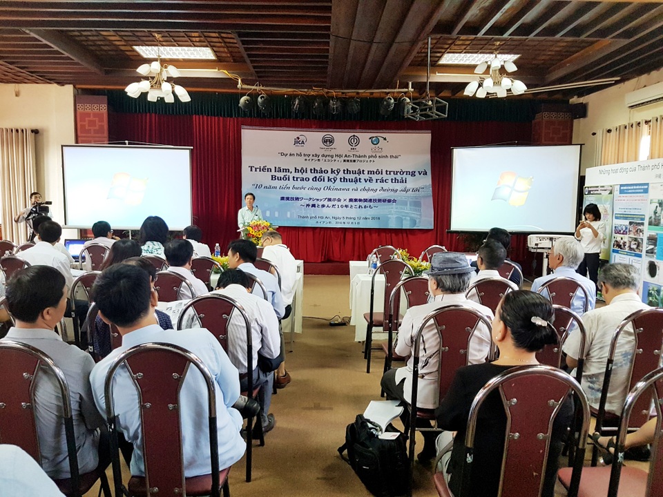 Hội An sẽ ngập rác nếu không đầu tư nhà máy xử lý - 1 Buổi trao đổi kỹ thuật về xử lý rác thải ở Hội An ngày 5/12
