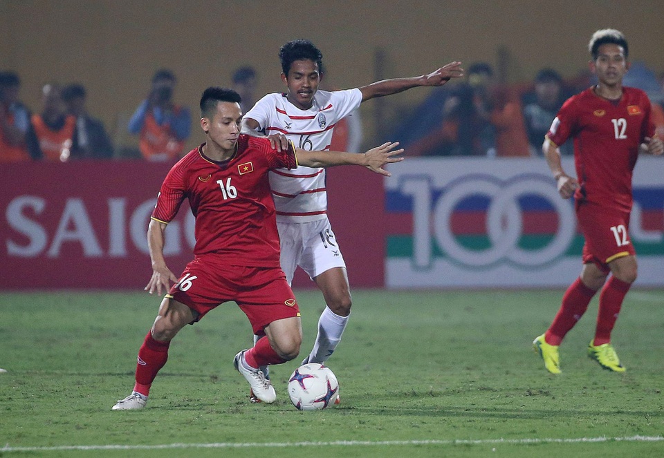 Hùng Dũng bị chấn thương, có nguy cơ vắng mặt trong trận bán kết lượt về (ảnh: Gia Hưng)