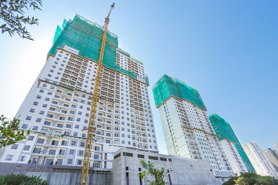Kosmo Tây Hồ cất nóc toàn dự án - 2
Cả 3 tòa Centro, Novo và Metro đều thi công đảm bảo tiến độ, chất lượng