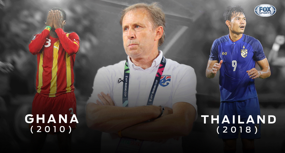 Bị kịch ở World Cup tái hiện với HLV Thái Lan ở AFF Cup - 1
Bi kịch lặp lại với HLV Milovan Rajevac