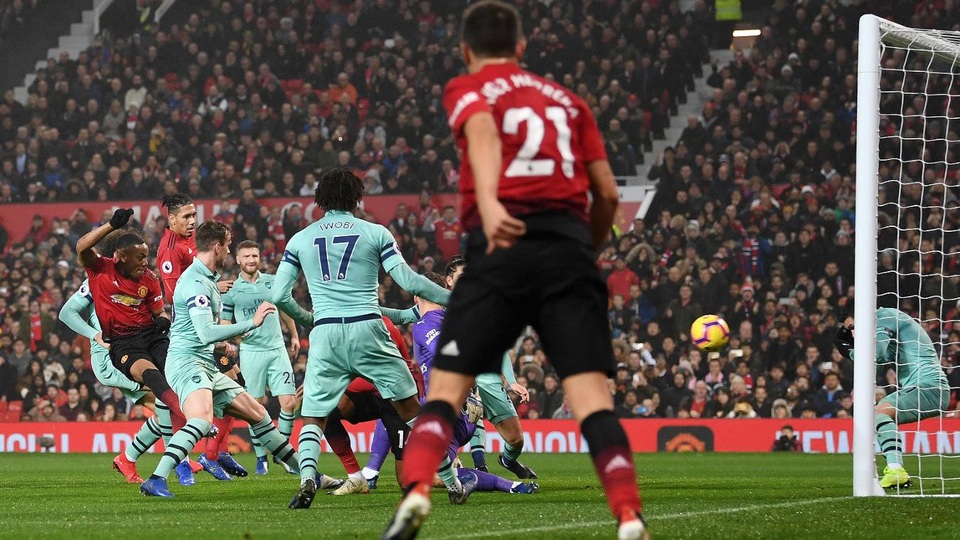 
Cũng không lâu sau khi bị thủng lưới, Man Utd đã gỡ hòa
