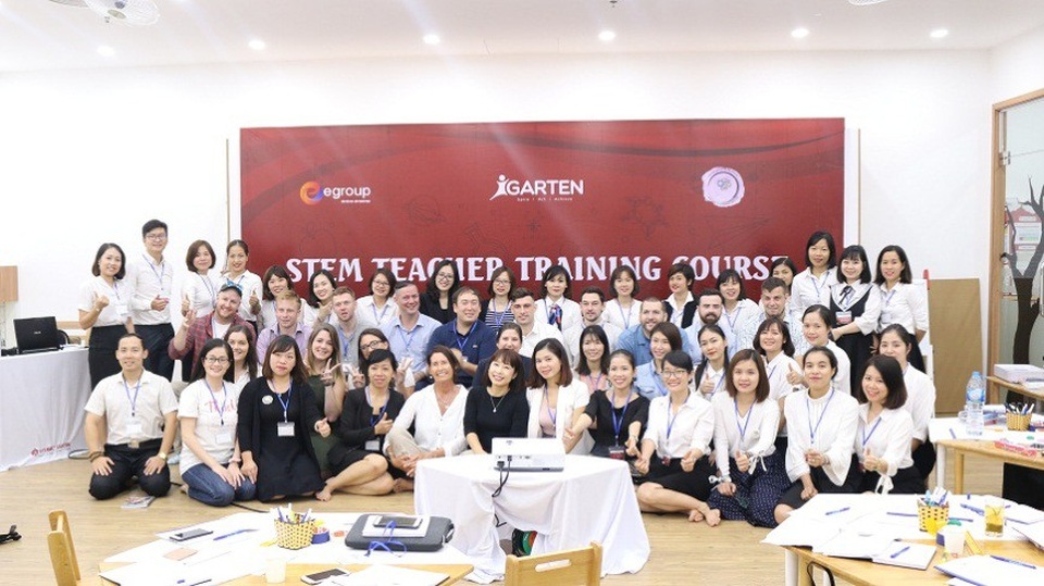 Egroup kí kết thỏa thuận hợp tác với tiến sĩ STEM hàng đầu thế giới - 3
Trường mầm non STEAMe là một trong số ít chuỗi trường Mầm non có sự đầu tư nghiêm túc cho việc nghiên cứu, giảng dạy STEM trong nhà trường.