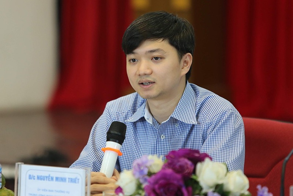 Thúc đẩy phong trào nghiên cứu khoa học và khởi nghiệp trong sinh viên - 1
Anh Nguyễn Minh Triết, Phó Chủ tịch thường trực Hội Sinh viên Việt Nam.
