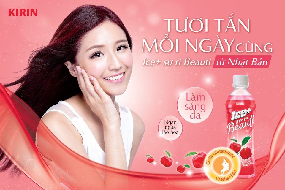 Tận tâm vì sức khoẻ người dùng - Tôn chỉ giúp KIRIN chinh phục những khách hàng khó tính nhất - 3 KIRIN Ice+ Sơ Ri Beauti – bước tiến mới trong hành trình chinh phục trái tim người tiêu dùng Việt của tập đoàn KIRIN