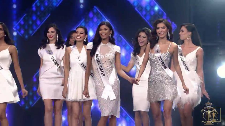 Dừng chân ở top 10 nhưng Minh Tú được trao cúp Hoa hậu Siêu quốc gia 2018 do khán giả bình chọn - 3 Người đẹp đại diện Việt Nam rạng rỡ trong đêm chung kết bên cạnh các thí sinh quốc tế