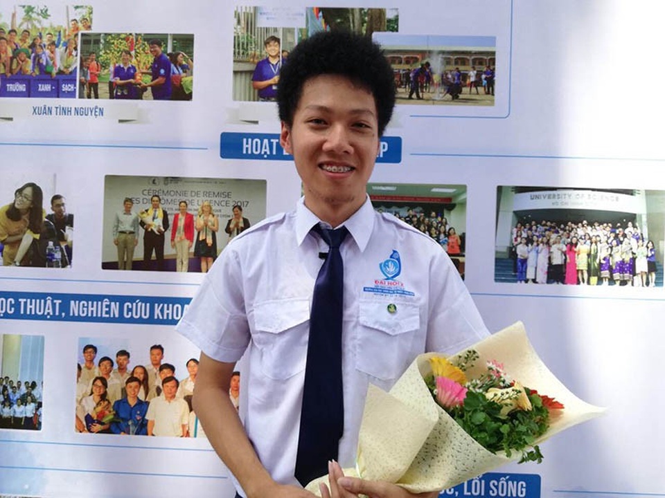 Nam sinh giải Nhất Olympic Vật lý: "Theo đuổi đến cùng đam mê khoa học" - 1 Phan Anh Vũ