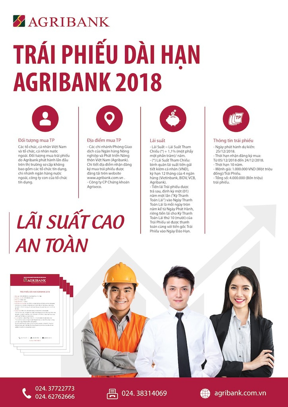 Agribank phát hành 4 triệu trái phiếu - cơ hội đầu tư hấp dẫn - 1 Agribank phát hành 4 triệu trái phiếu - cơ hội đầu tư hấp dẫn - 1