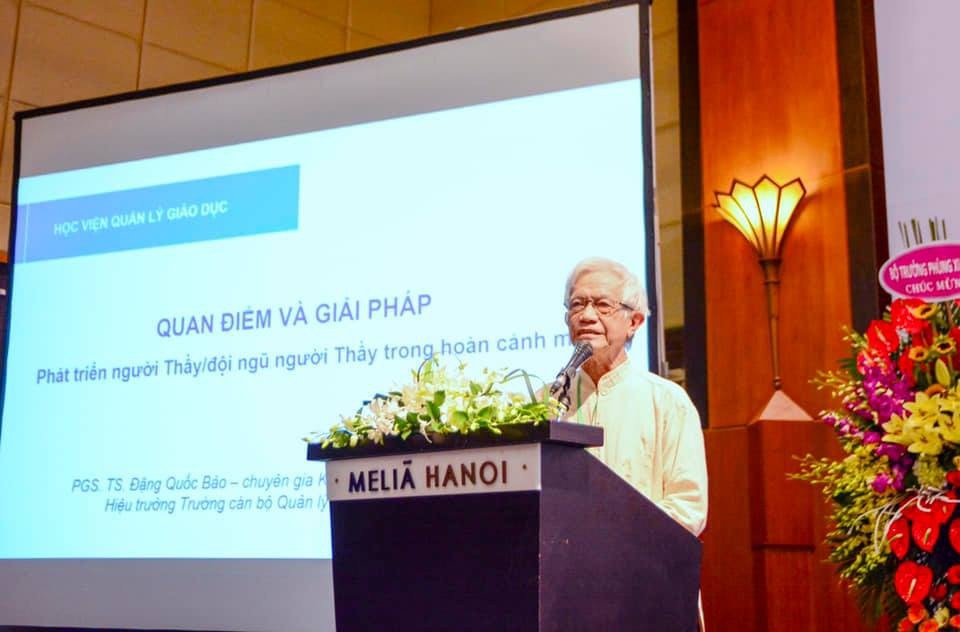 Khung mẫu về nhân cách người thầy trong hoàn cảnh mới - 1 
PGS.TS Đặng Quốc Bảo