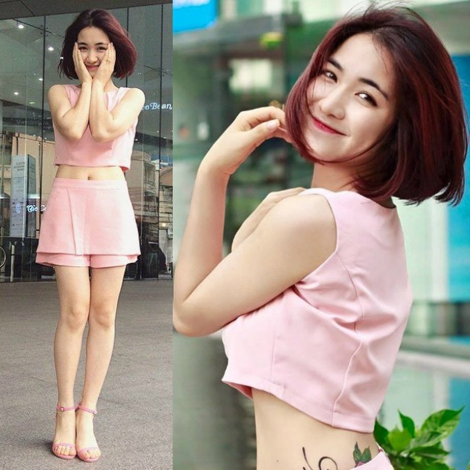 Đọ nhan sắc những “bóng hồng” từng vướng tin đồn tình ái với Công Phượng - 6 So với những người đẹp hoạt động trong showbiz khác, Hòa Minzy sở hữu vẻ đẹp rất trong sáng, đáng yêu.