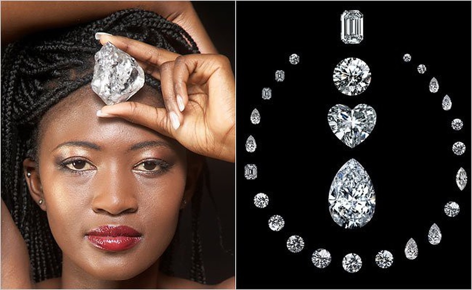 Tìm thấy viên kim cương 910 carat trị giá khoảng 40 triệu USD - 2 Trước đó, viên kim cương nặng 603 carat có tên Lesotho Promise cũng được tìm thấy tại khu mỏ này vào năm 2006