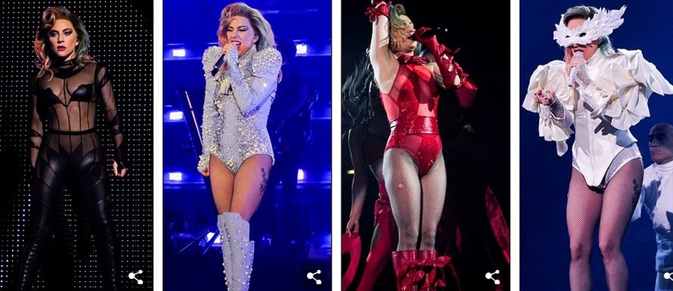 Lady Gaga thay hàng chục bộ đồ trong buổi diễn - 1
Lady Gaga trình diễn tại Birmingham, Anh quốc ngày 31/1 vừa qua