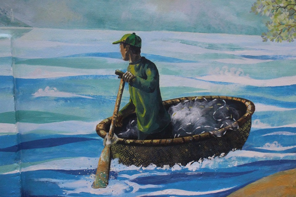 Khung cảnh thiên nhiên, biển trời hiện lên độc đáo