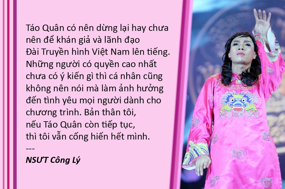 Rôm rả, xôn xao chuyện các “Táo” trước thềm Táo Quân - 2 Xem thêm: Nghệ sĩ nói gì về ý kiến nên dừng Táo Quân của NSƯT Chí Trung?
Vì sao VTV phải đăng ký bảo vệ bản quyền Táo Quân tại Mỹ?