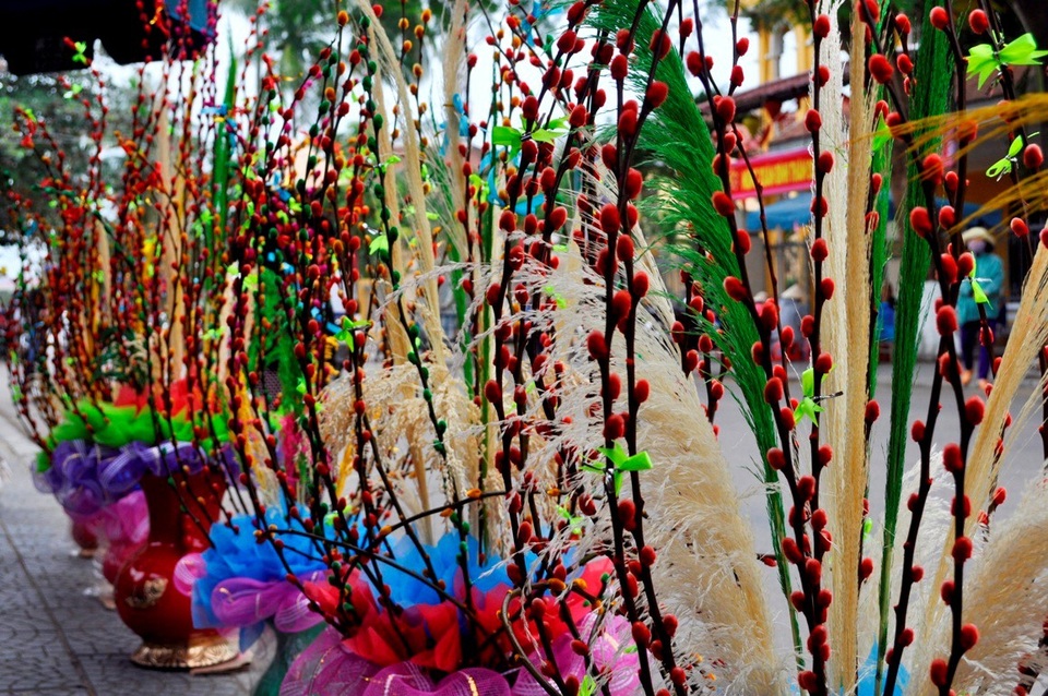 Hội hoa xuân được tổ chức định kỳ hằng năm càng thêm tô thắm sắc xuân nơi phố cổ