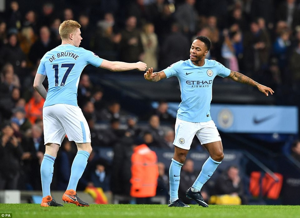 Man City đủ sức gây bất ngờ ở St Jakob-Park? - 1
Sterling (phải) ghi bốn bàn ở năm trận thi đấu tại vòng bảng Champions League