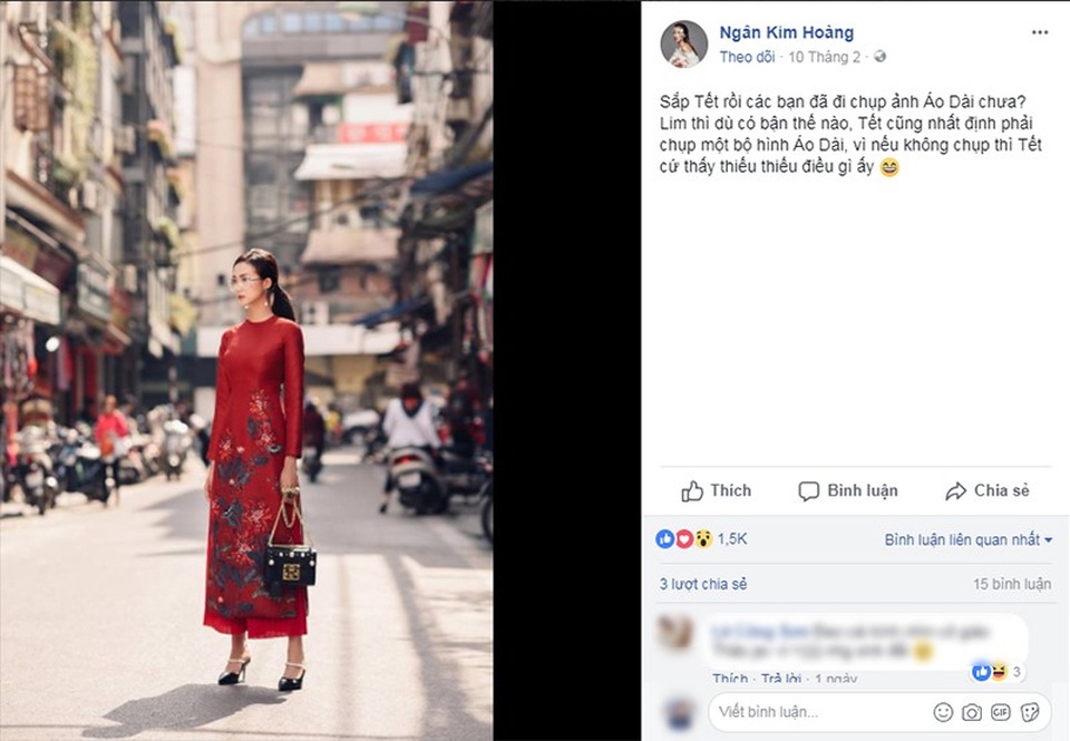Hot girl Việt tưng bừng khoe ảnh đón Tết rực rỡ - 7
Hotgirl Hà thành Salim chia sẻ về sự yêu thích khi chụp ảnh áo dài mùa Tết