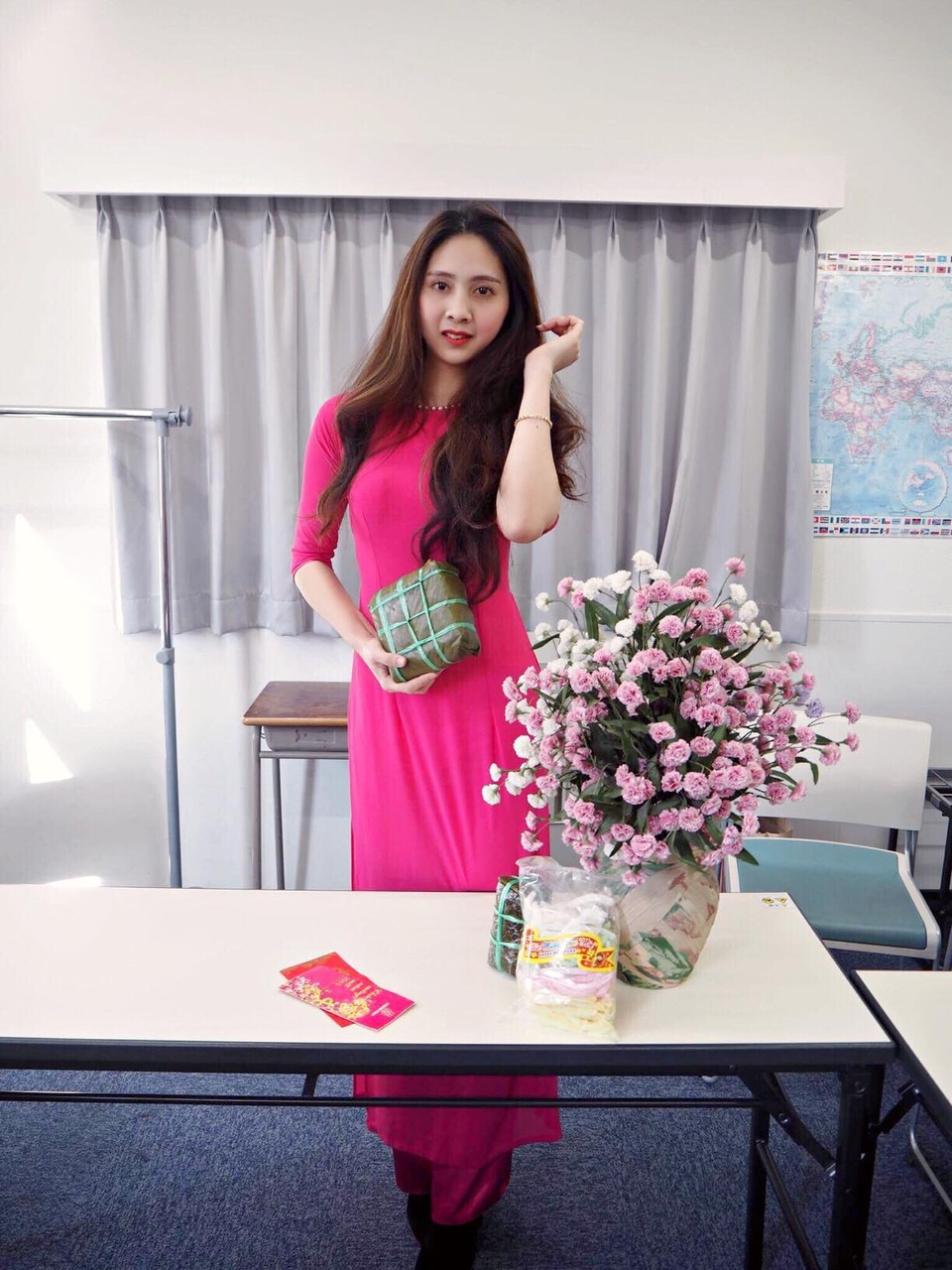 Hoa khôi du học sinh Việt tại Nhật: "Tết là dịp để trưởng thành" - 6 Với cô gái Việt, Tết là dịp để mỗi người nhìn lại một năm đã qua, đặt mục tiêu năm mới và trưởng thành hơn.
