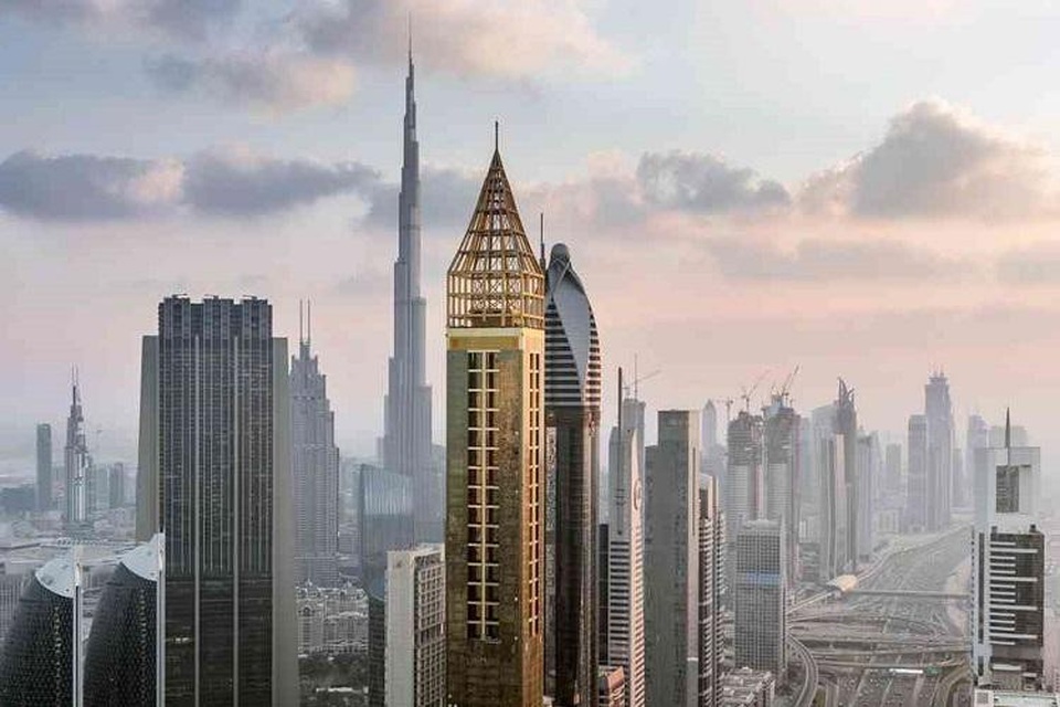 Dubai khai trương khách sạn chọc trời cao nhất thế giới - 5
Cận cảnh khách sạn Gevora (Ảnh: TNM)