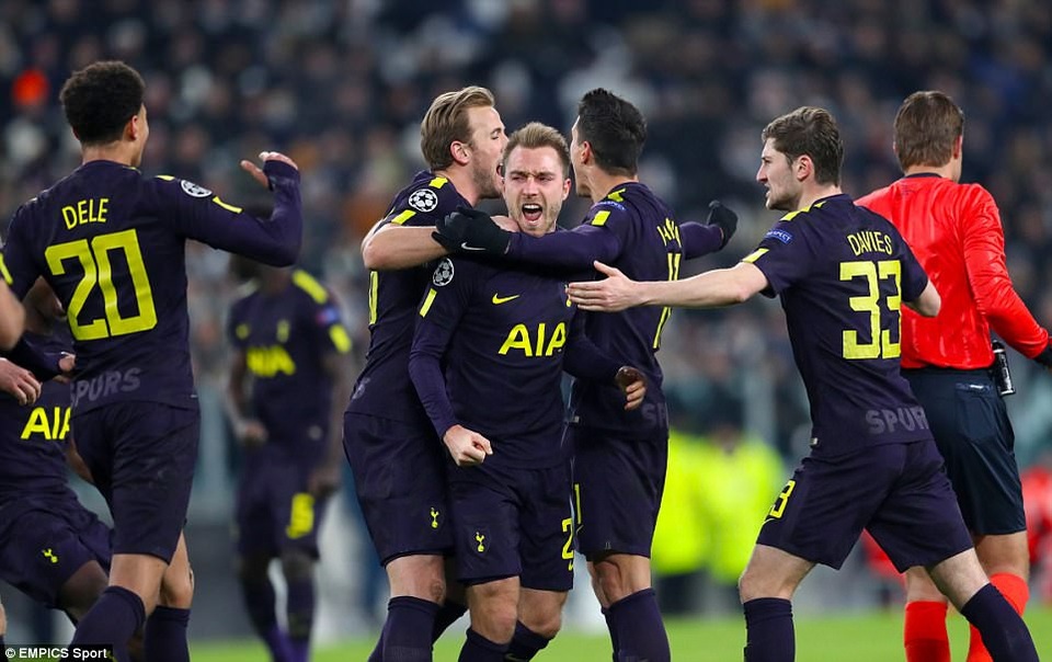 Bị dẫn trước 2 bàn, Tottenham vẫn xuất sắc cầm hòa Juventus - 2 Thế nhưng, Tottenham đã xuất sắc san bằng tỷ số 2-2