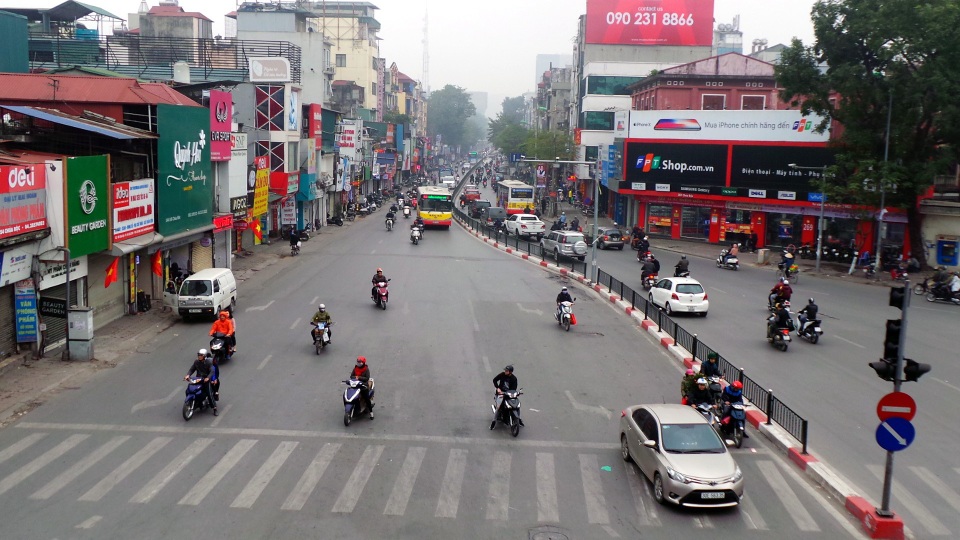 Bến xe, đường phố Hà Nội “hạ nhiệt” ngày 29 Tết - 7 Phố Chùa Bộc vắng vẻ.