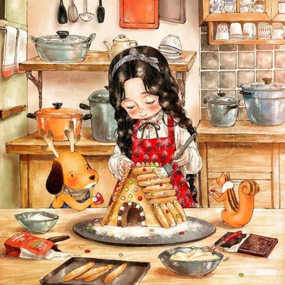 Bộ tranh khiến bạn ấm lòng nếu Valentine này vẫn cô đơn - 15 Thỉnh thoảng bày trò khéo tay một tý
