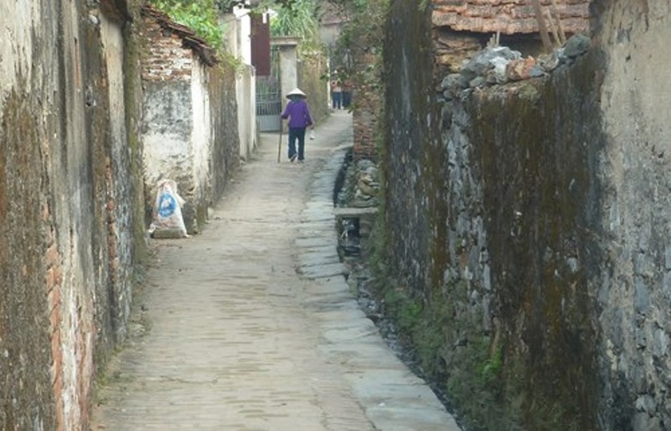 Một góc làng cổ Đông Sơn