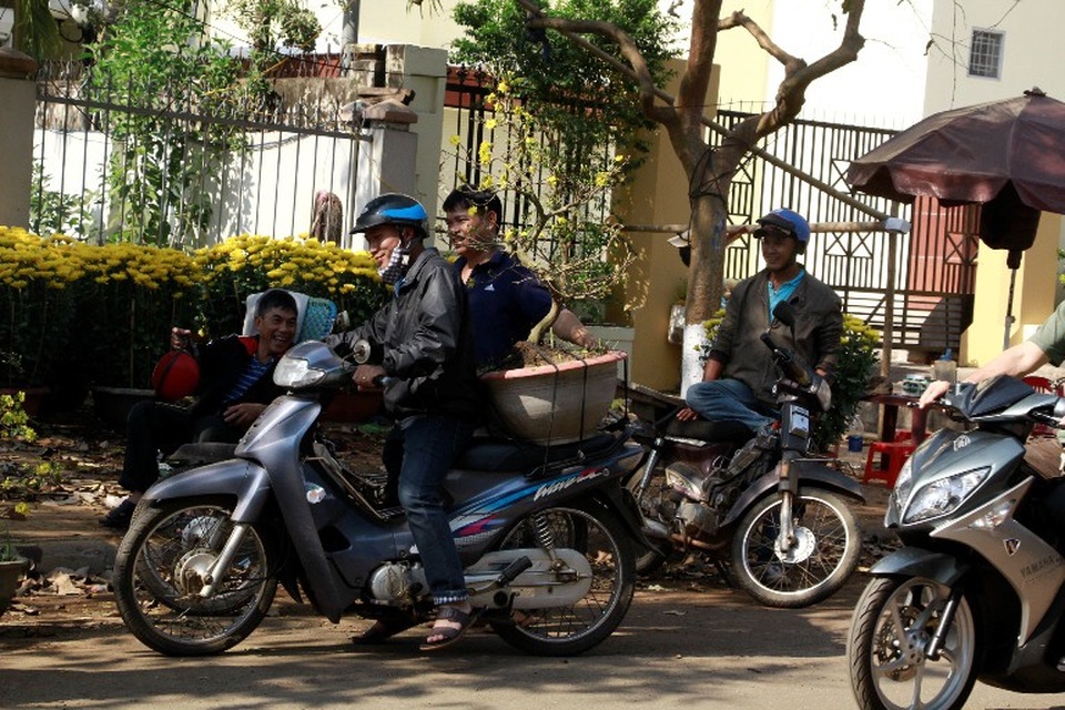 Lượng khách mua hàng khá thưa thớt