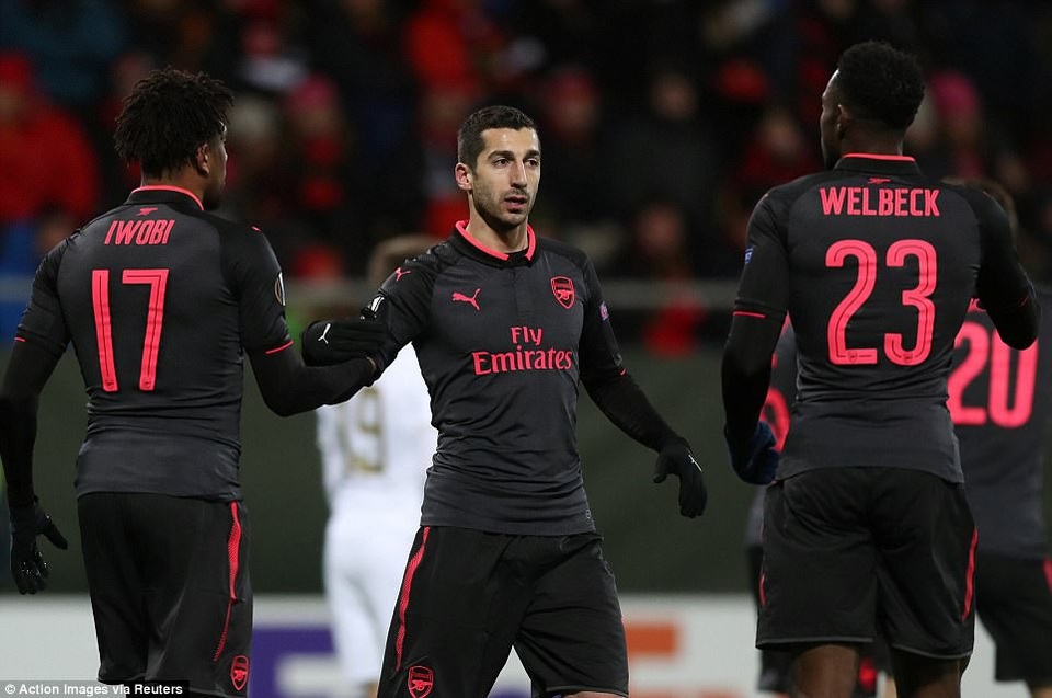 Giành chiến thắng đậm, Arsenal đặt một chân vào vòng 1/8 Europa League - 2 Chiến thắng này giúp Arsenal đặt một chân vào vòng 1/8 Europa League