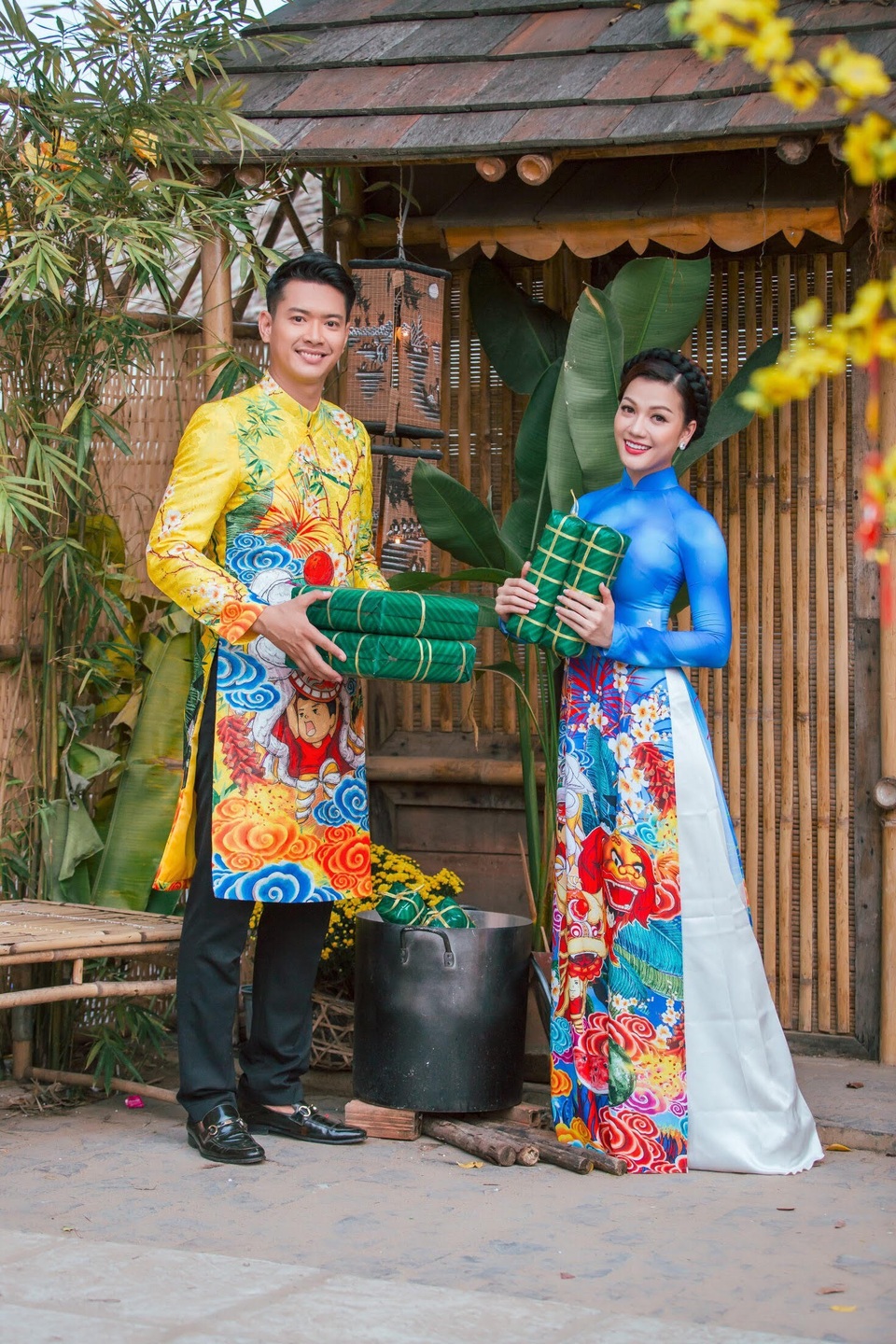 Đức Vĩnh rạng rỡ đón xuân - 7
Còn với Thái Nhiên Phương - năm nay thì khác với những năm trước, sau khi được nghĩ Tết ở công ty xong là Phương thu xếp hành lí để qua Mỹ đón năm mới cùng gia đình