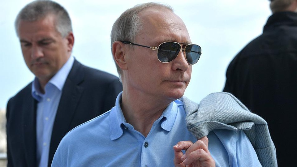 90% người Crimea sẵn sàng bỏ phiếu cho Tổng thống Putin - 1 Tổng thống Vladimir Putin (Ảnh: Moscow Times)