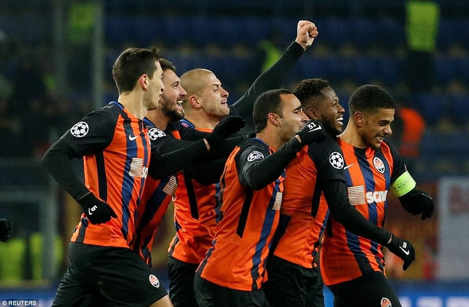 
Tận dụng lợi thế sân nhà, Shakhtar Donetsk đã chơi áp đảo hoàn toàn ở trận đấu này

