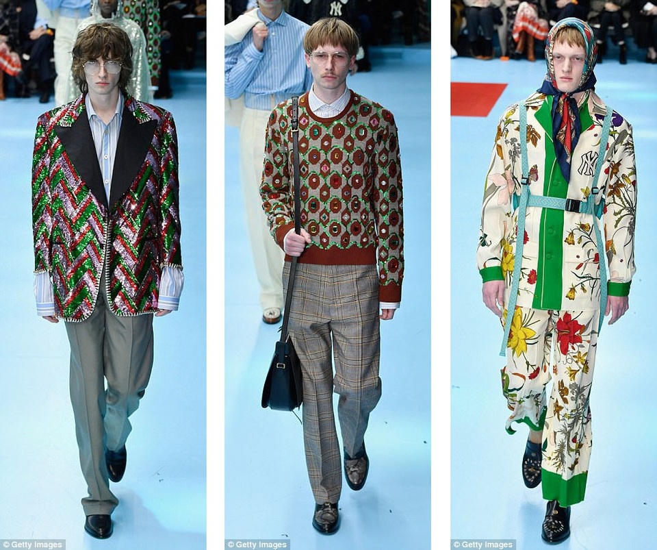 Những thiết kế thời trang pha trộn phong cách của nhiều thập kỷ và nhiều… giới tính.