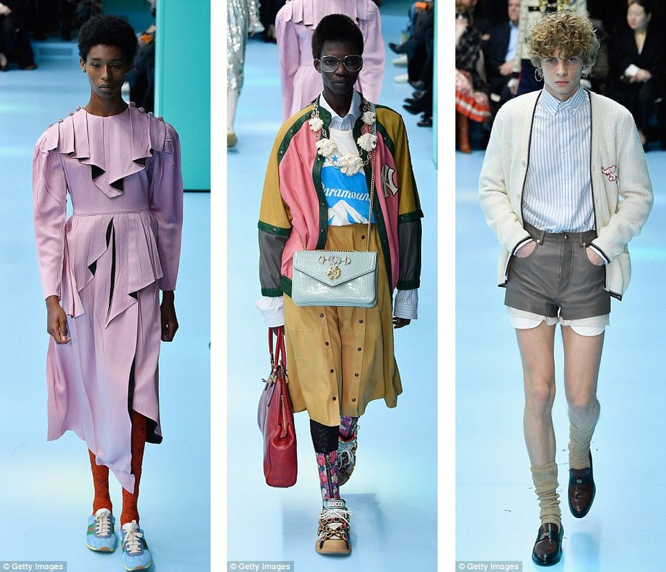 Mỗi “cây đồ” xuất hiện trên sàn diễn đều có nét lập dị.