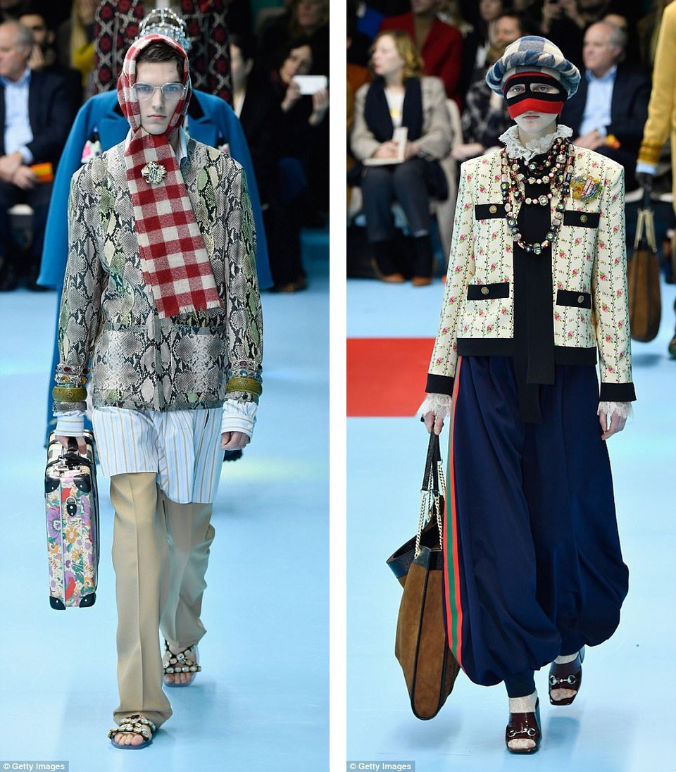 Những thiết kế này chủ yếu để thể hiện khía cạnh phóng túng trong sáng tạo mốt của thương hiệu đình đám, việc đưa vào sản xuất phục vụ khách hàng sẽ không “bê nguyên” những thiết kế này ra cửa hiệu.