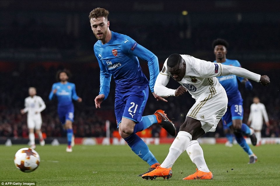 Thua ngay trên sân nhà, Arsenal vẫn giành vé đi tiếp ở Europa League - 1 Arsenal giành quyền đi tiếp ở Europa League dù thất bại trước Ostersunds trên sân nhà