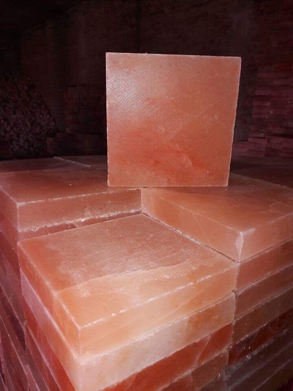 
 Những tấm đá muối được nhập khẩu về Việt Nam
