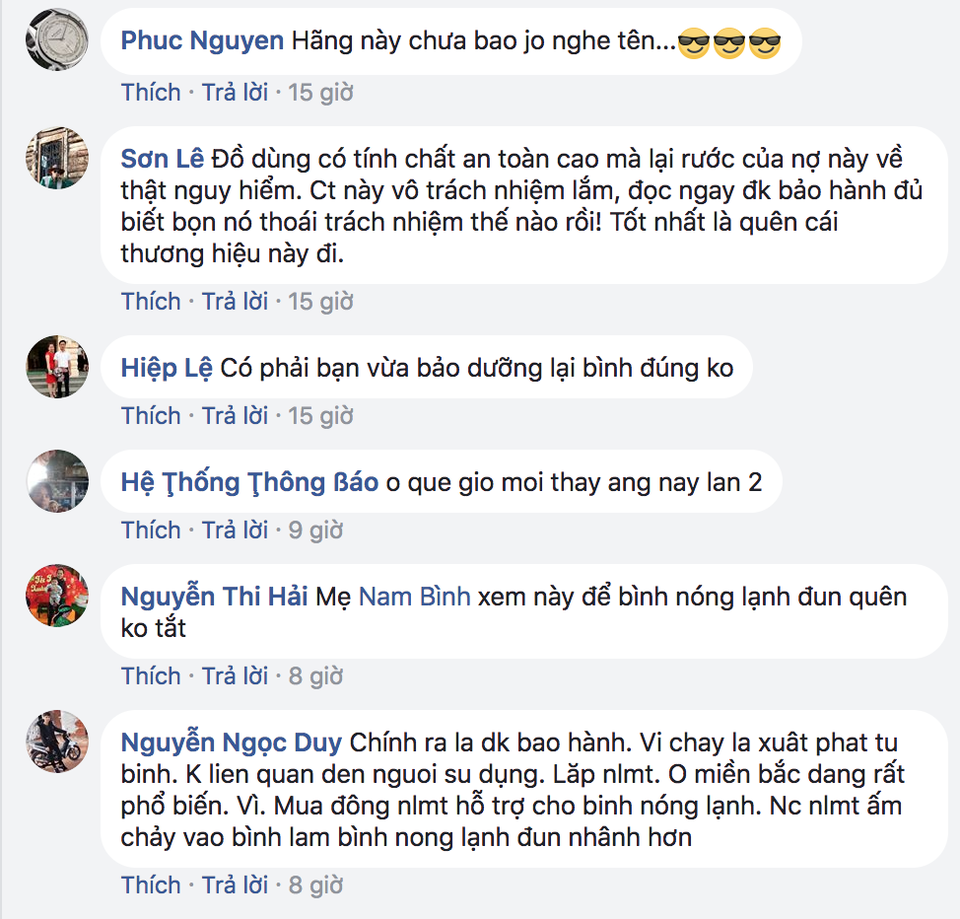 Mua bình nước nóng không rõ nguồn gốc: Đừng rước hoạ vào thân! - 6 Người dùng phản ánh thương hiệu Nasuta chưa bao giờ nghe tên