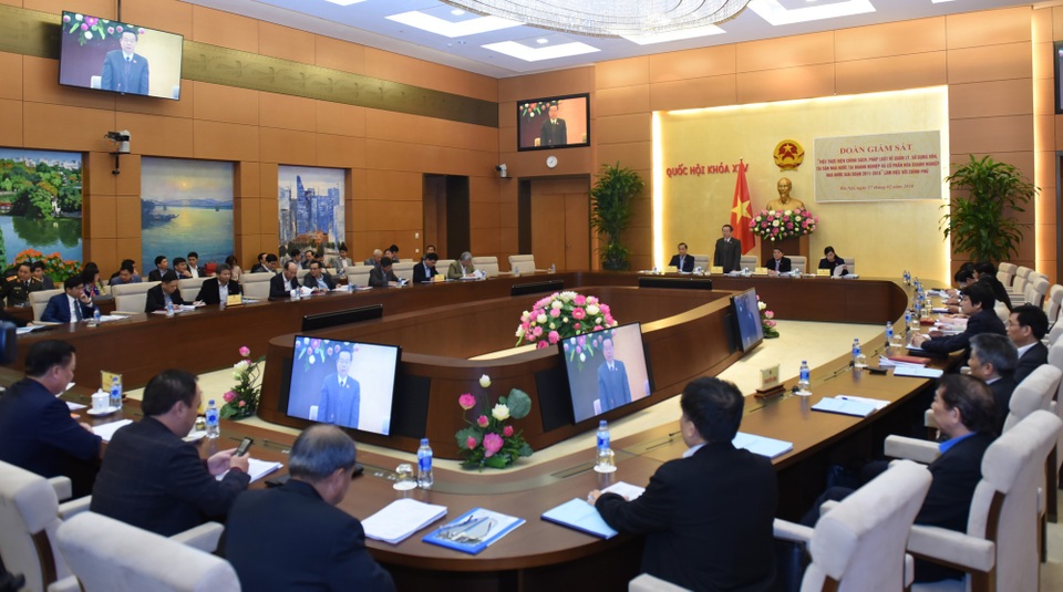 Bộ trưởng Tài chính: Tài sản DNNN tăng nhanh, hiệu quả vẫn… cầm chừng - 3 Cuộc làm việc với Chính phủ được đoàn Giám sát của Quốc hội thực hiện sau khi thực hiện giám sát tại 8 tỉnh thành, 5 Bộ, 8 tập đoàn, TCty nhà nước