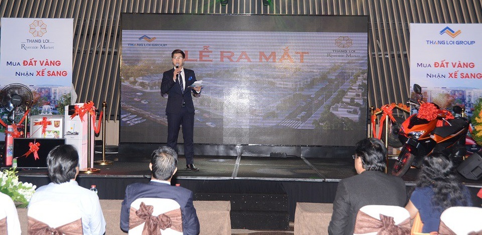 Thắng Lợi Group ra mắt dự án đất nền phố chợ vừa túi tiền - 1 Lễ ra mắt dự án Thắng Lợi Riverside Market