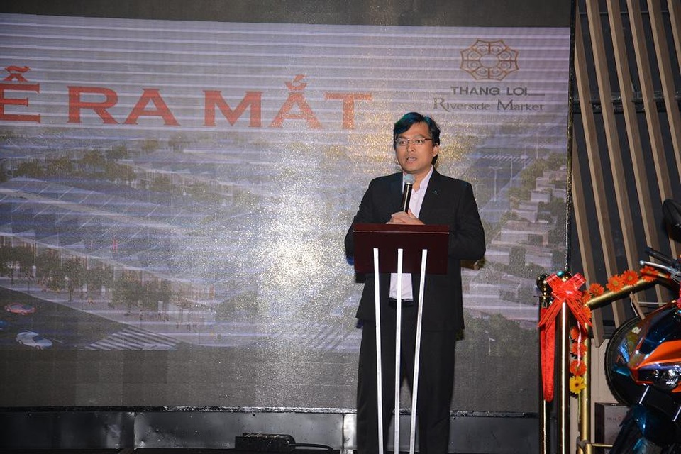 Thắng Lợi Group ra mắt dự án đất nền phố chợ vừa túi tiền - 2 Ông Dương Long Thành – Tổng giám đốc Thắng Lợi Group, đại diện chủ đầu tư chia sẻ về dự án