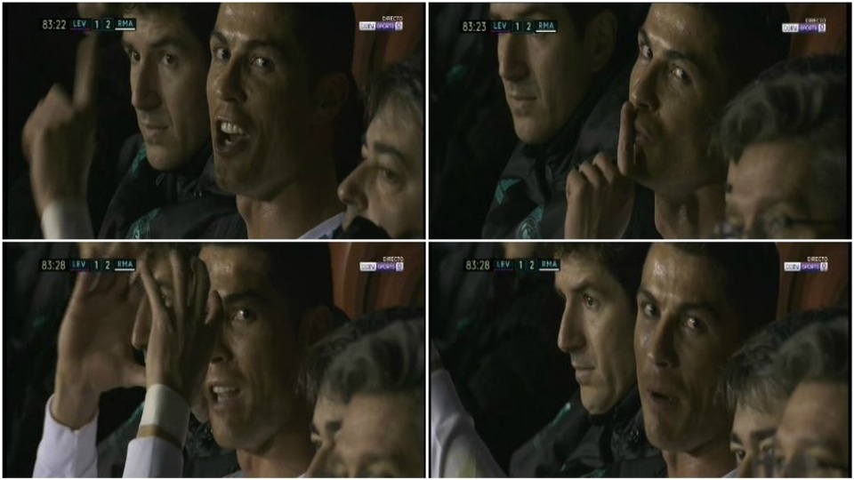 Bị soi mói sau khi rời sân, C.Ronaldo phản ứng mạnh mẽ - 1 C.Ronaldo phản ứng sau khi bị camera chĩa về phía mình
