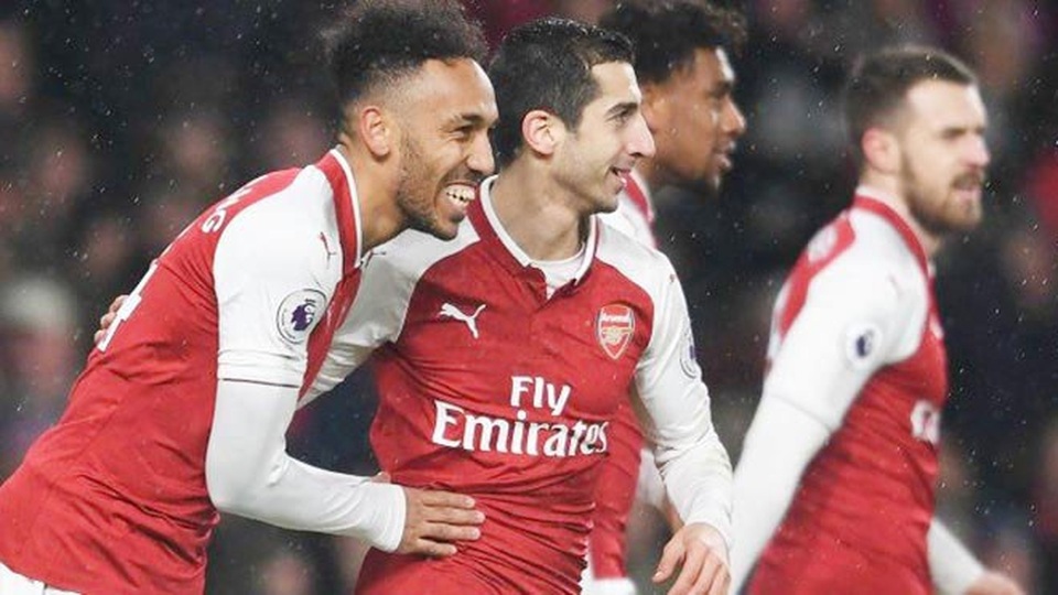 Bán Sanchez và nổ hai “bom tấn”, Arsenal sẽ tạo nên cú sốc? - 1 Arsenal đang sở hữu cặp bài trùng đáng sợ Aubameyang và Mkhitaryan