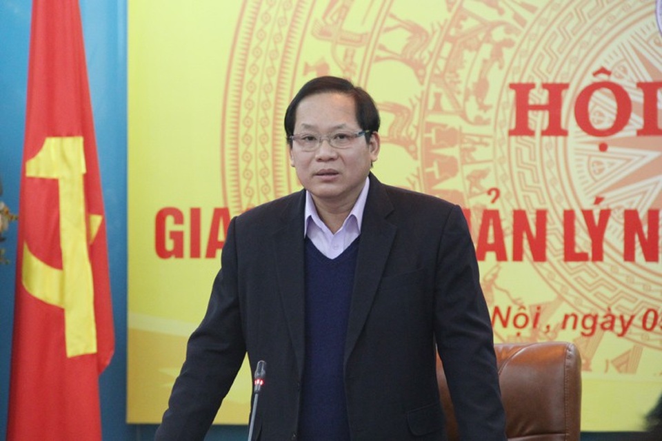 SIM rác còn tung hoành, Bộ yêu cầu xử lý nghiêm nhà mạng vi phạm - 1 Bộ trưởng Trương Minh Tuấn phát biểu chỉ đạo tại Hội nghị. Ảnh: Bộ TT&TT