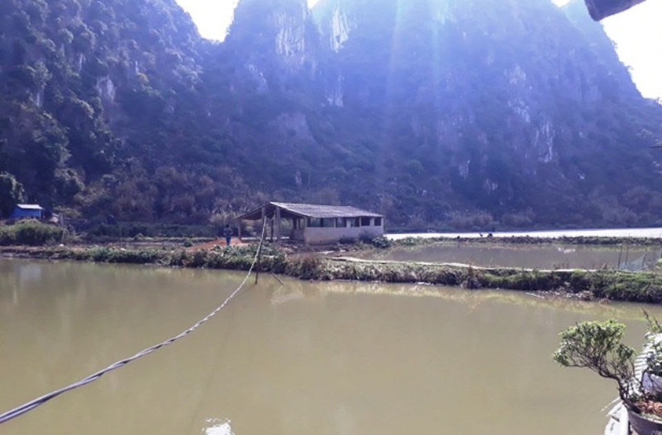 Khu vực hồ Hang Dồn, xã Hà Tiến, huyện Hà Trung